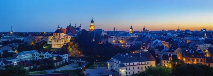 Framed Print : Old Town skyline at twilight, City of Lublin, Lublin Voivodeship, Poland, Europe Framed Print : Old Town skyline at twilight, City of Lublin, Lublin Voivodeship, Poland, Europe