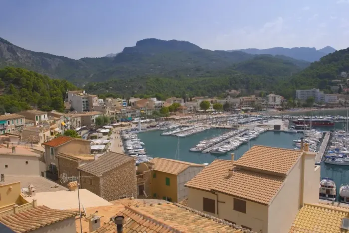 Framed Print : Old Town, Soller, Mallorca, Balearic Islands, Spain, Mediterranean, Europe