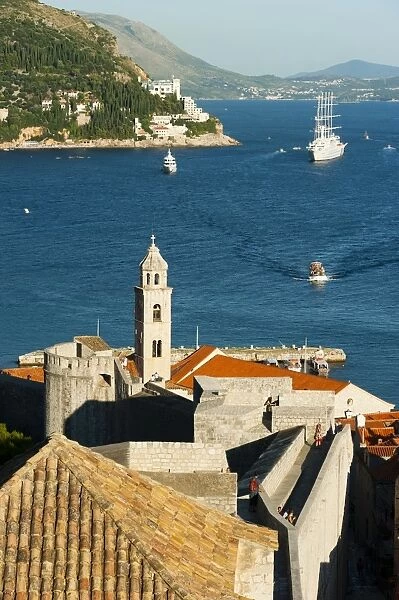 Old town view, Dubrovnik, UNESCO World Heritage Site, Dubrovnik-Neretva county