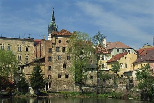Old town view, Jindrichuv Hradec, South Bohemia, Czech Republic, Europe