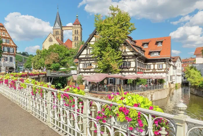 Framed Print : Old town at Wehrneckarkanal canal, Esslingen am Neckar, Baden-Wurttemberg, Germany, Europe Framed Print : Old town at Wehrneckarkanal canal, Esslingen am Neckar, Baden-Wurttemberg, Germany, Europe