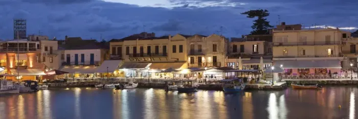 Framed Print : Old Venetian harbour, taverns on seaside, Rethymno, Rethymnon, Crete, Greek Islands, Greece, Europe Framed Print : Old Venetian harbour, taverns on seaside, Rethymno, Rethymnon, Crete, Greek Islands, Greece, Europe