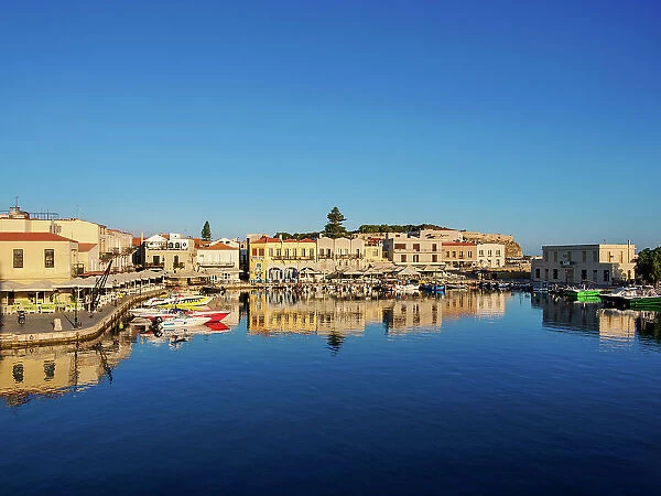 Old Venetian Port, City of Rethymno, Rethymno Region, Crete, Greek Islands, Greece, Europe