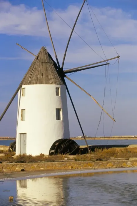 Framed Print : Old windmill at Mar Menor Framed Print : Old windmill at Mar Menor