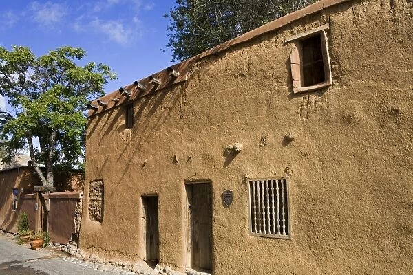 Oldest house in the USA on the Old Santa Fe Trail, Santa Fe, New Mexico, United States of America, North America