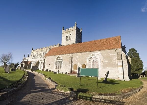 The oldest Saxon church in Warwickshire, Wootten Wawen, near Stratford-upon-Avon