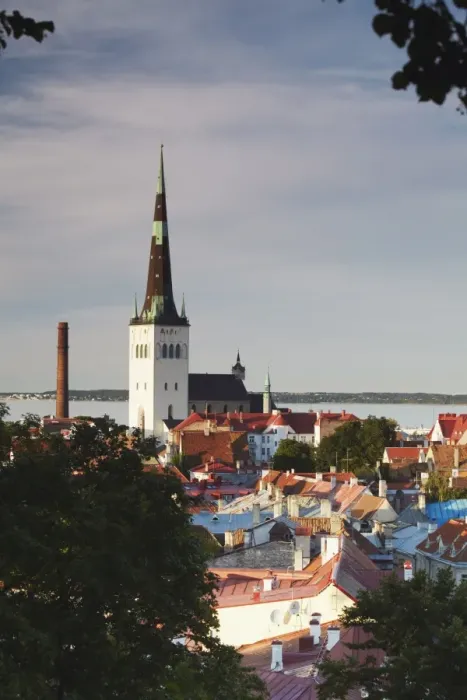Framed Print : Oleviste Church, Tallinn, Estonia, Baltic States, Europe Framed Print : Oleviste Church, Tallinn, Estonia, Baltic States, Europe