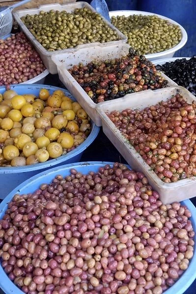 Olives, medina, Essaouira, Morocco, North Africa, Africa