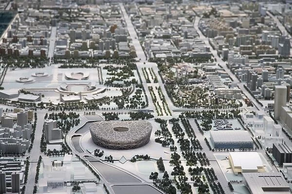Olympic Stadium, Museum of Beijing City Planning, Beijing, China, Asia