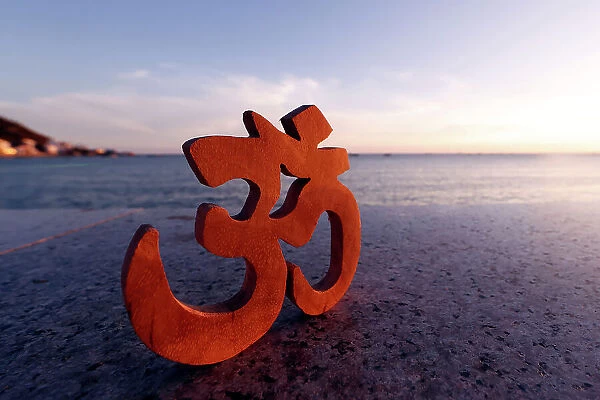 The Om (Aum symbol), one of the most important spiritual sounds in Hinduism, Ho Chi Minh City, Vietnam, Indochina, Southeast Asia, Asia