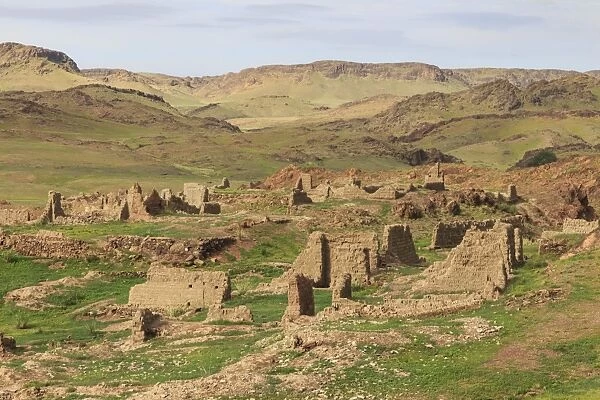 Ongiin Khiid monastery ruins, Saikhan Ovoo, The Gobi, Mongolia, Central Asia, Asia