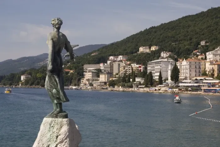 Framed Print : Opatija, Kvarner Riviera, Croatia, Adriatic, Europe Framed Print : Opatija, Kvarner Riviera, Croatia, Adriatic, Europe