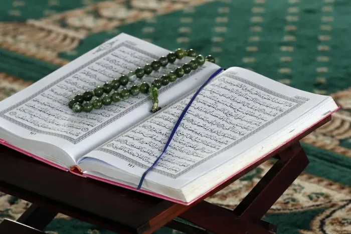 Framed Print : Open Quran and Muslim prayer beads on wood stand, Masjid Ar-Rohmah Mosque, Chau Doc Framed Print : Open Quran and Muslim prayer beads on wood stand, Masjid Ar-Rohmah Mosque, Chau Doc