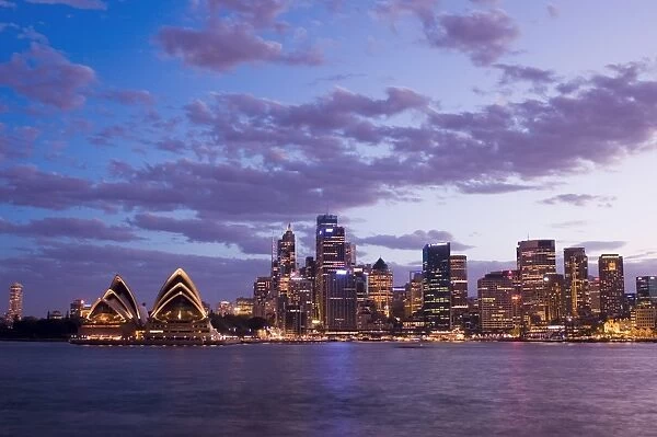 Opera House and city skyline, Sydney, New South Wales, Australia, Pacific