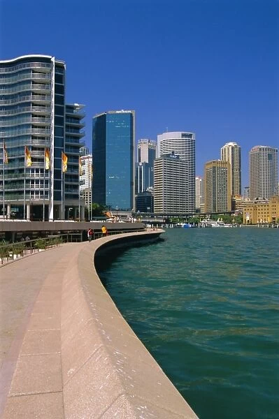 Opera Quay and city skyline, Sydney, New South Wales, Australia