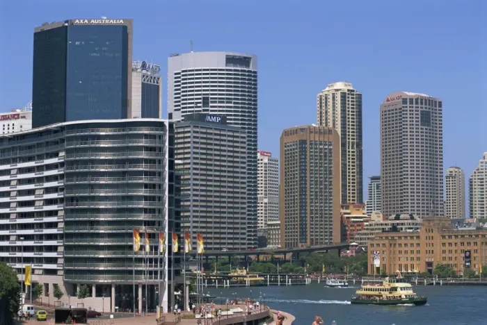 Framed Print : Opera Quay and skyline, Sydney, New South Wales, Australia, Pacific Framed Print : Opera Quay and skyline, Sydney, New South Wales, Australia, Pacific
