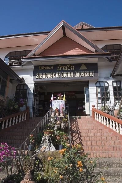 Opium Museum at Sop Ruak, Golden Triangle, Thailand, Southeast Asia, Asia