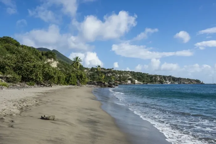 Framed Print : Oranjestad beach, St. Eustatius, Statia, Netherland Antilles, West Indies, Caribbean