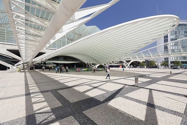 Oriente railway station, Santiago Calatrava architect, Lisbon, Portugal, Europe