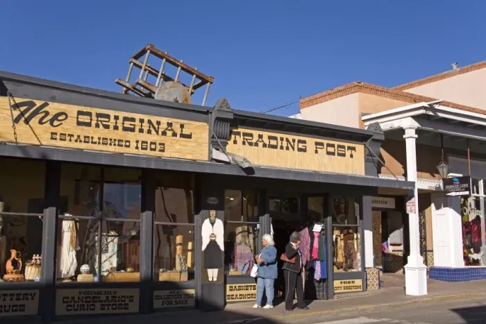Framed Print : The Original Trading Post, City of Santa Fe, New Mexico, United States of America Framed Print : The Original Trading Post, City of Santa Fe, New Mexico, United States of America