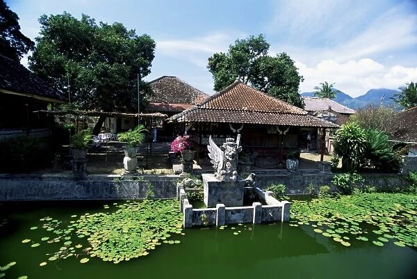 Ornamental lake at the old palace of the Raja of Karangasem
