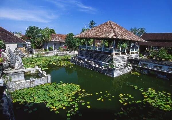 Ornamental Lake, Raja of Karangasem Palace, Amlapura, Bali, Indonesia