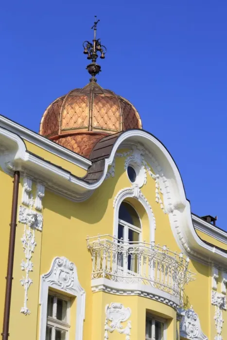 Framed Print : Ornate building in Burgas, Bulgaria, Europe Framed Print : Ornate building in Burgas, Bulgaria, Europe