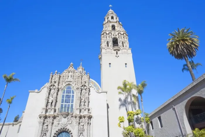 Framed Print : The ornate California Building which houses the Museum of Man, San Diego