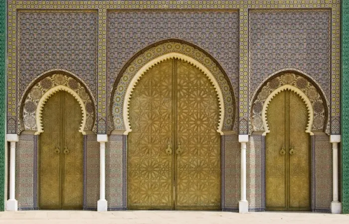 Framed Print : Ornate doorway at the Royal Palace, Fez, Morocco, North Africa, Africa Framed Print : Ornate doorway at the Royal Palace, Fez, Morocco, North Africa, Africa