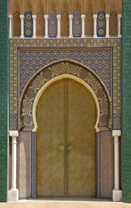 Framed Print : Ornate doorway at the Royal Palace, Fez, Morocco, North Africa, Africa Framed Print : Ornate doorway at the Royal Palace, Fez, Morocco, North Africa, Africa