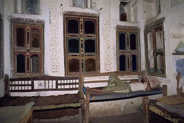 Ornate interior of a house showing Turkish influence