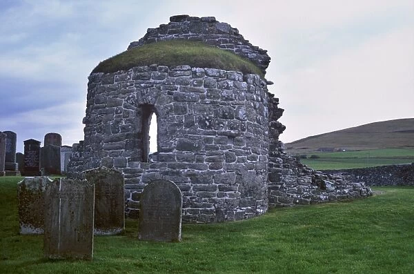 Orphir round church dating form the Norse period