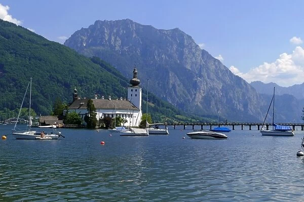 Ort Castle in the Town of Gmunden on Lake Traunsee, Salzkammergut, Upper Austria
