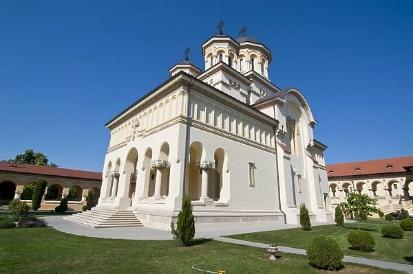 Orthodox Cathedral, Gyulafehervar Citadel, Alba Julia, Transylvania, Romania, Europe