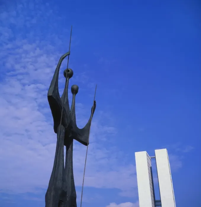 Framed Print : Os Candangos Monument, Brasilia, Brazil Framed Print : Os Candangos Monument, Brasilia, Brazil