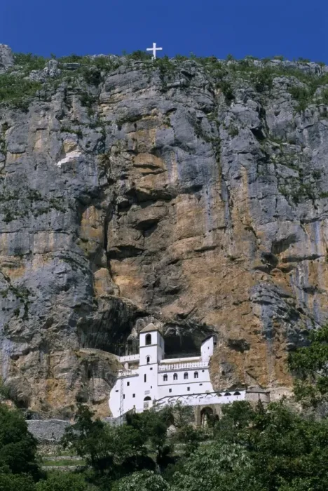 Framed Print : Ostrog Monastery, Tramontana, Montenegro, Europe Framed Print : Ostrog Monastery, Tramontana, Montenegro, Europe