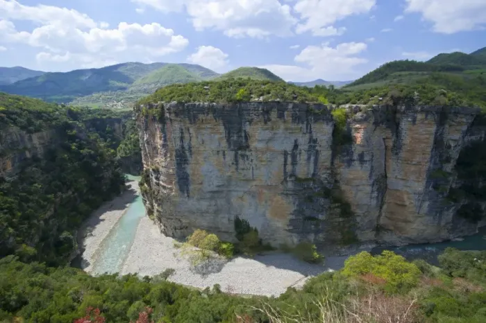 Framed Print : Osum Gorge near Berat, Albania, Europe
