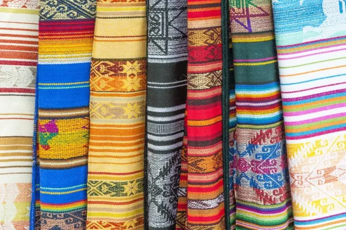 Framed Print : Otavalo market, traditional colourful textiles, Imbabura Province, Ecuador, South America Framed Print : Otavalo market, traditional colourful textiles, Imbabura Province, Ecuador, South America