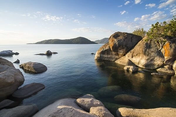 Otter Point at sunset, Lake Malawi National Park, UNESCO World Heritage Site, Cape Maclear