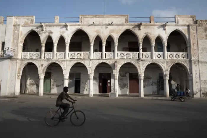 Framed Print : Ottoman architecture visible in the coastal town of Massawa, Eritrea, Africa Framed Print : Ottoman architecture visible in the coastal town of Massawa, Eritrea, Africa