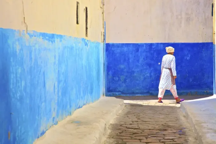 Framed Print : Oudaia Kasbah, Rabat, Morocco, North Africa, Africa