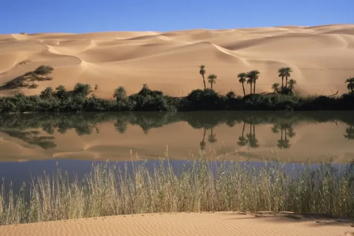 Framed Print : Oum el Ma Lake Framed Print : Oum el Ma Lake