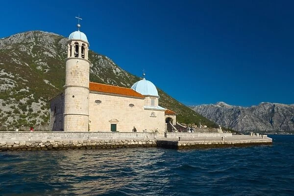 Our-Lady-of-the-Rock Island, Perast, Bay of Kotor, UNESCO World Heritage Site, Montenegro, Europe