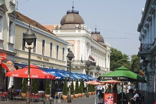 Outdoor cafes on Kneza Mihailova pedestrian boulevard