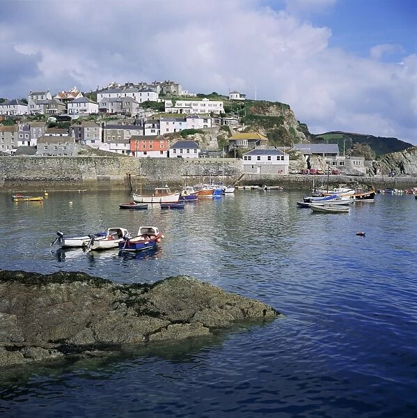 Outer harbour, Mevagissey, Cornwall, England, United Kingdom, Europe