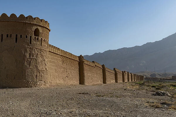 Outer walls of the Indian style Tashkurgan Palace former summer palace of the king