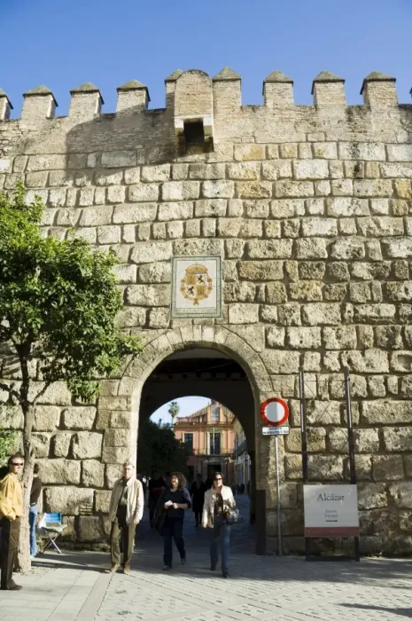 Framed Print : Outer walls of the Real Alcazar just outside the exit Framed Print : Outer walls of the Real Alcazar just outside the exit