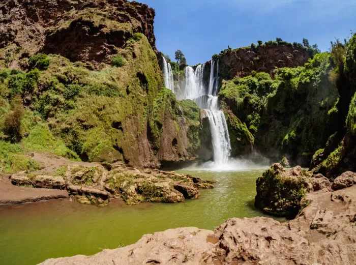 Framed Print : Ouzoud Falls, waterfall near the Middle Atlas village of Tanaghmeilt, Azilal Province Framed Print : Ouzoud Falls, waterfall near the Middle Atlas village of Tanaghmeilt, Azilal Province