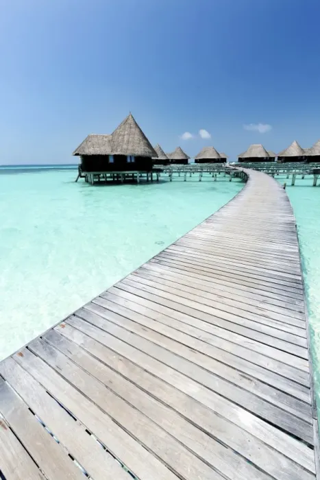 Framed Print : Over-water villas, crystal clear sea and blue sky, Coco Palm, Dhuni Kolhu, Baa Atoll Framed Print : Over-water villas, crystal clear sea and blue sky, Coco Palm, Dhuni Kolhu, Baa Atoll
