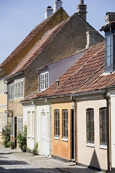 Overgade and Nedergate, area where Hans Christian Andersen was born, Odense